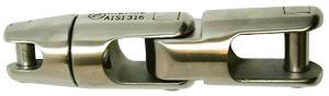 GIUNTO PER ANCORA DOPPIO SNODO INOX AISI 316